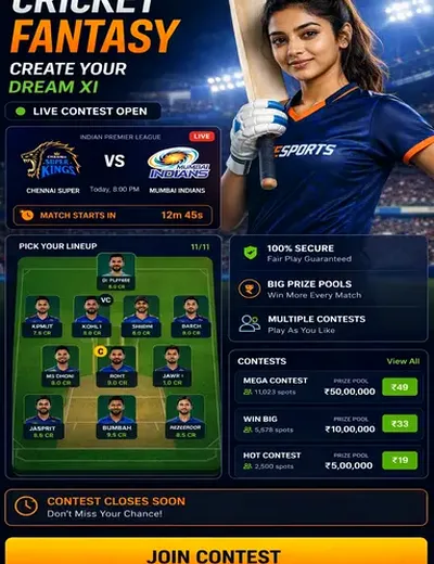 Hero11 (hero11 app) fantasy cricket & matchday visual 3